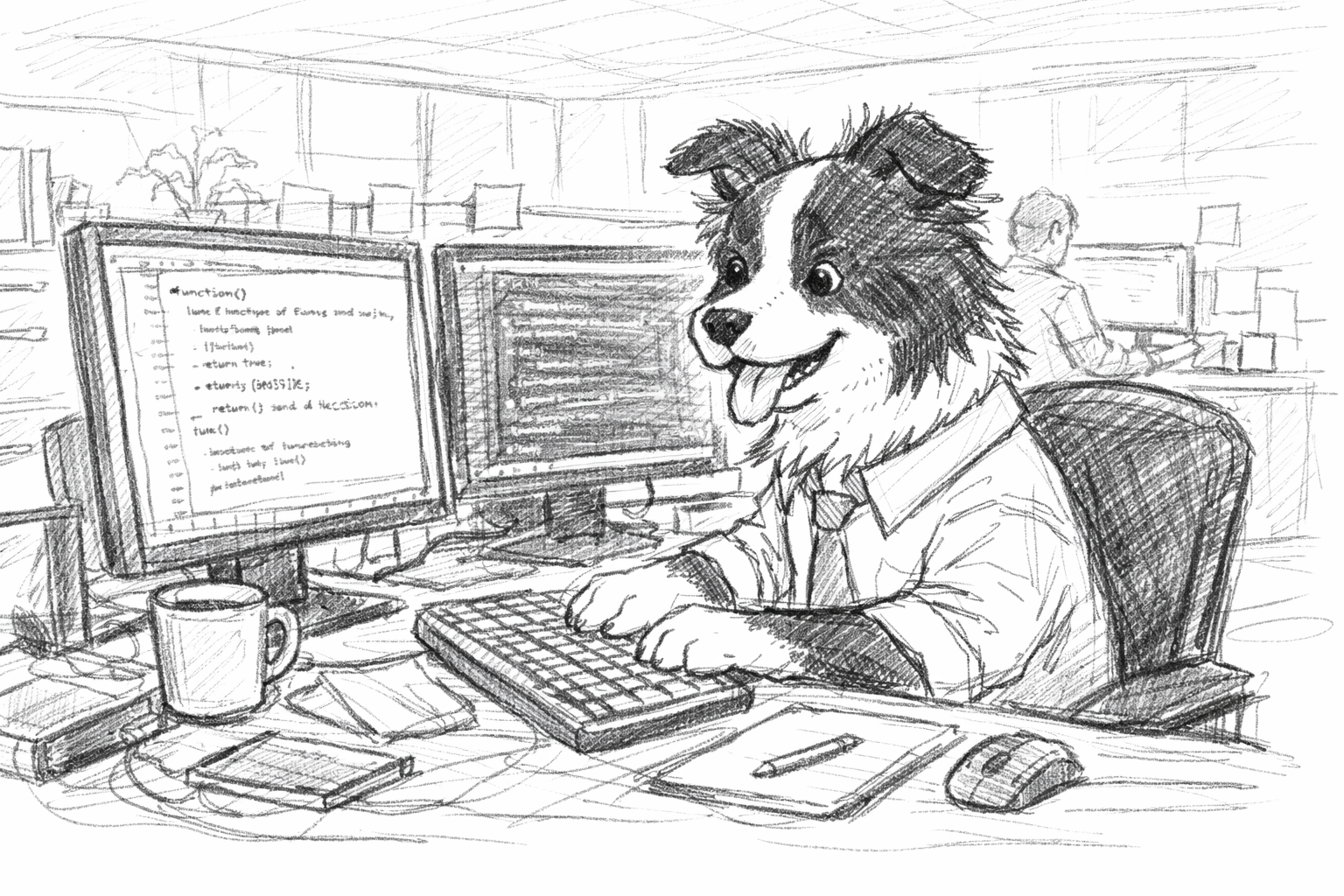 일하는보더콜리 섹션 이미지 1